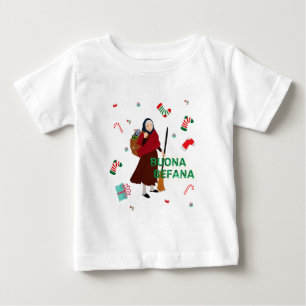 christmas Witch buona Befana Baby T-Shirt