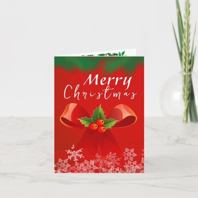 Christmas with a teacher card (Front)