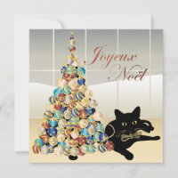 Christmas with Bella French Card/Invitation