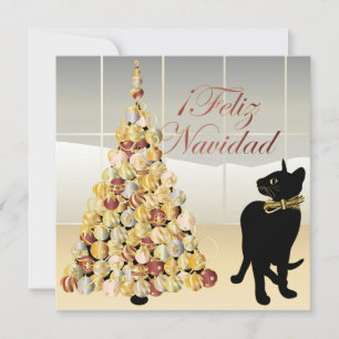 Christmas with Bella Spanish Card/Invitation Invitation