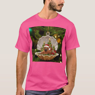 Christmas with dachshund gift T-Shirt