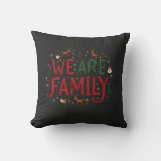 Christmas with famiy i better cushion