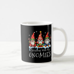 Christmas With My Gnomies Buffalo Plaid Gnome Fami Coffee Mug