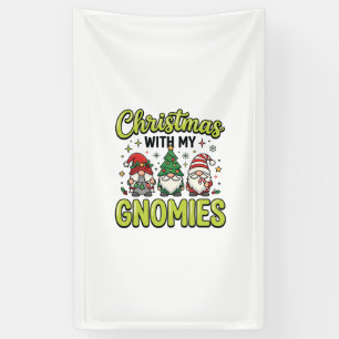 Christmas With My Gnomies Gnome Design Banner