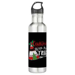 Christmas With My Tribe   710 Ml Water Bottle