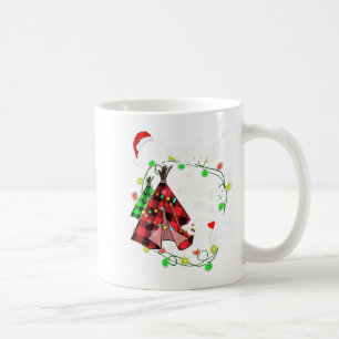 Christmas With My Tribe Family Plaid Pajamas Xmas  Coffee Mug