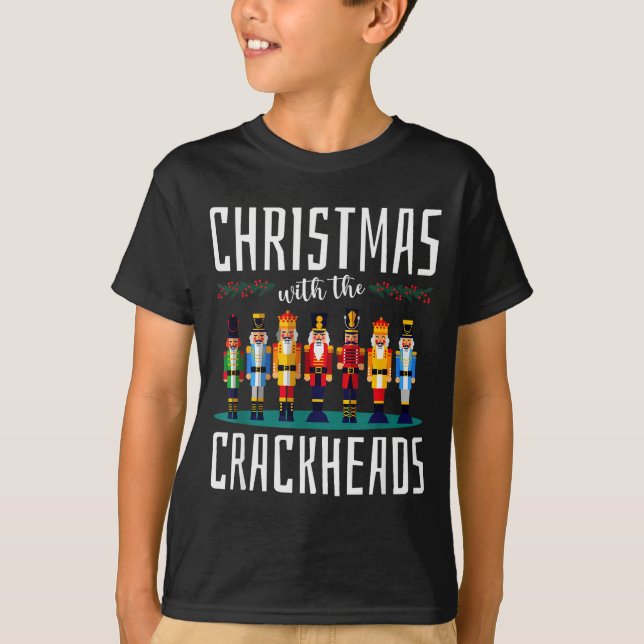 Christmas With The Crackheads Funny Family Ugly Nu T-Shirt (Front)