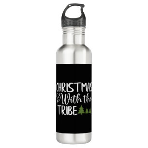 Christmas With The Tribe Christmas Day 710 Ml Water Bottle