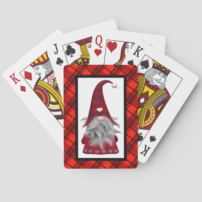 Christmas Wizard Playing Cards (Back)