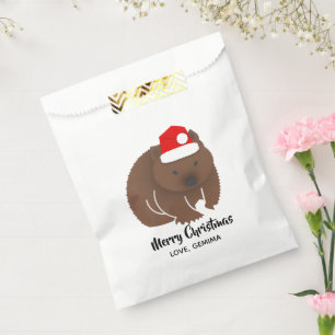 Christmas Wombat Favour Bag