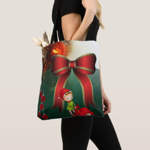 Christmas Women's Tote Bags, Elf Bag