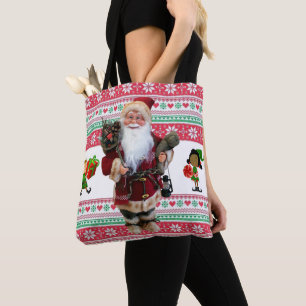 Christmas Women's Tote Bags, Santa