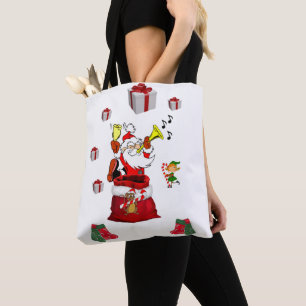 Christmas Women's Tote Bags, Santa