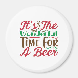 Christmas wonderful time for a beer magnet