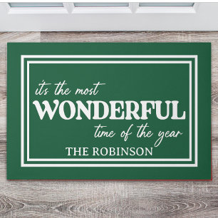 Christmas Wonderful time of the year Doormat