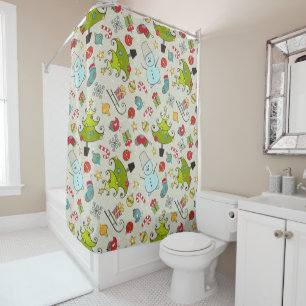 Christmas Wonderland Fun Shower Curtain