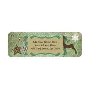 Christmas Wonderland Holiday Address Labels