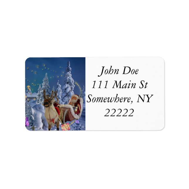 Christmas Wonderland Label (Front)