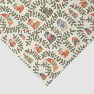 Christmas Woodland Animals Tissue Paper