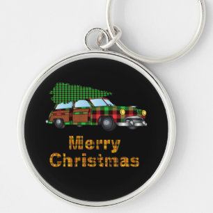 Christmas Woody Car Gift For Xmas Vacation Key Ring