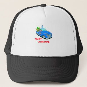 Christmas Woody Truck Tree Gift For Xmas Vacation Trucker Hat