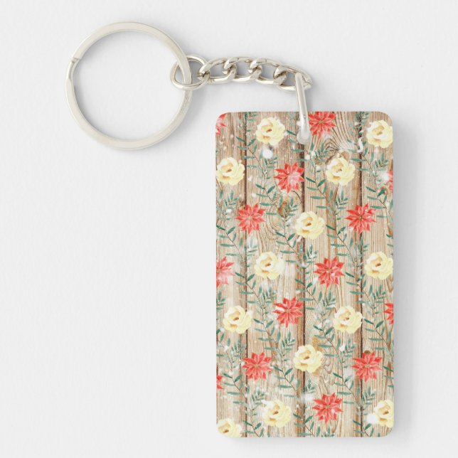 Christmas Word Art Key Ring (Front)