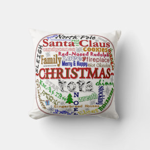 Christmas Word-Art - MoJo Pillows