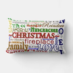 Christmas Word-Art - Pillow