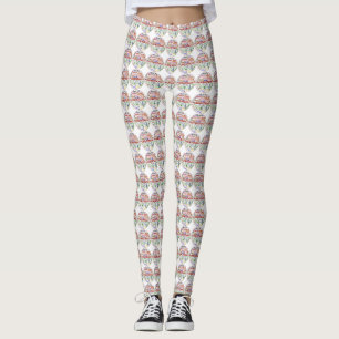 Christmas WordArt Leggings