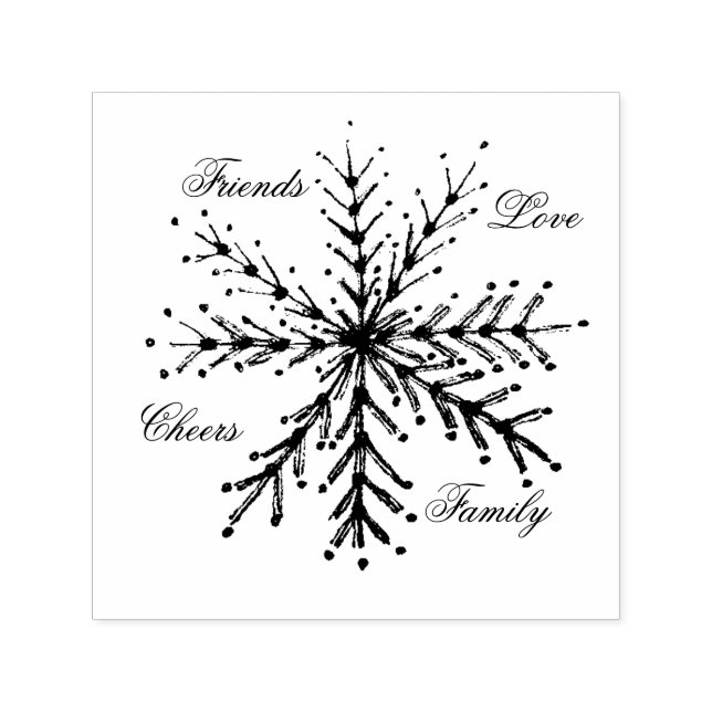 Christmas Words Self Inking Stamp (Design)