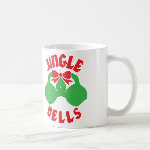 Christmas Workout Humour - Jingle Bells Kettlebell Coffee Mug