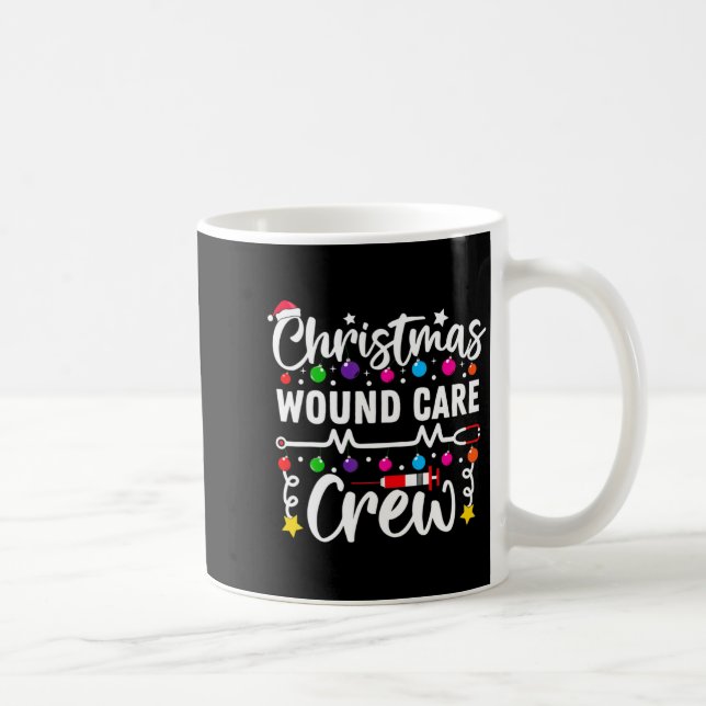 Christmas Wound Care Crew Nurse Xmas Nursing Rn Lp Coffee Mug (Right)