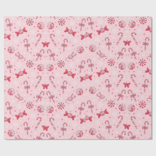 Christmas wrap wrapping paper (Flat)