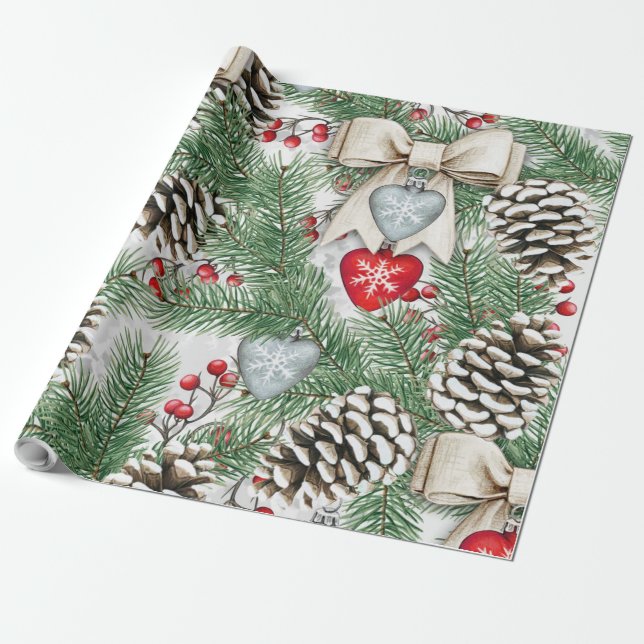 Christmas Wrapping Paper (Unrolled)