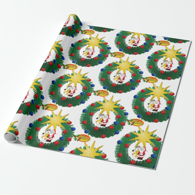 Christmas Wrapping Paper (Unrolled)
