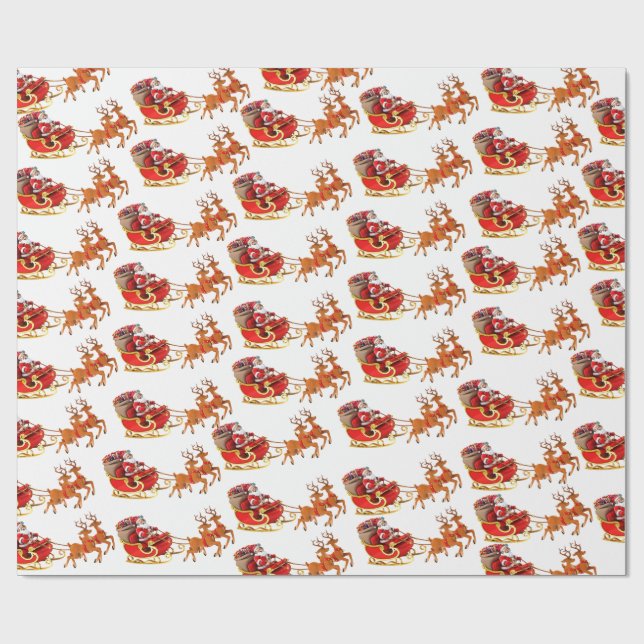 Christmas Wrapping Paper  (Flat)