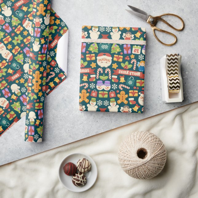 Christmas  wrapping paper (Crafts)