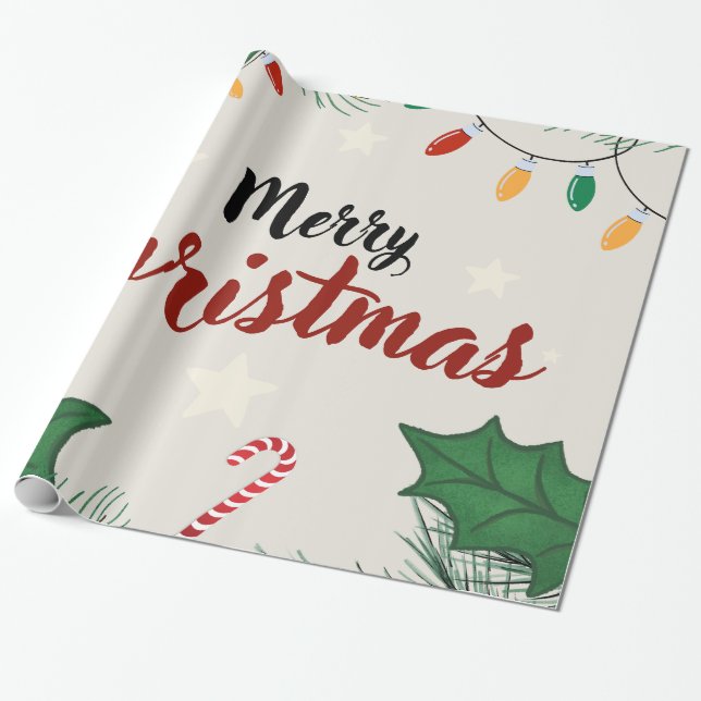 Christmas Wrapping paper (Unrolled)