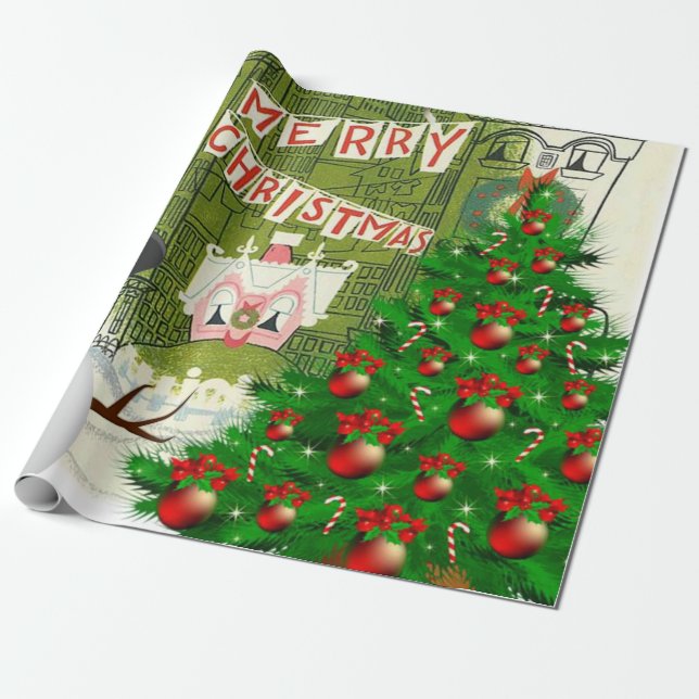 Christmas Wrapping Paper (Unrolled)
