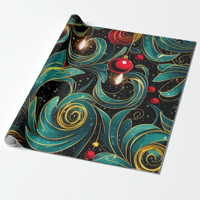 Christmas Wrapping Paper (Unrolled)