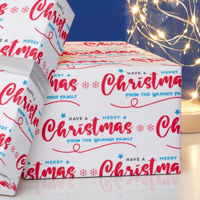 Christmas Wrapping Paper - Add Custom Name (Creator Uploaded)