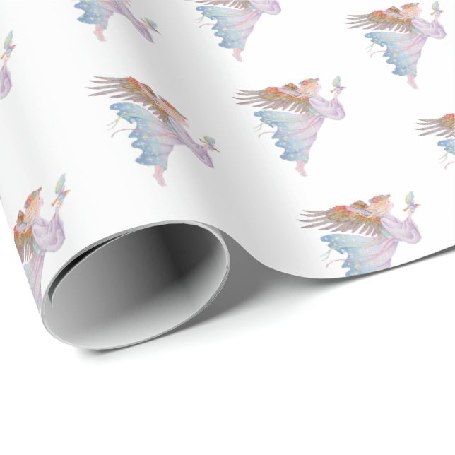 Christmas Wrapping Paper-Angel Paper (Roll Corner)