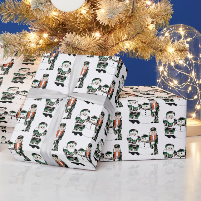 Christmas wrapping paper, Camo Christmas Paper (Holidays)
