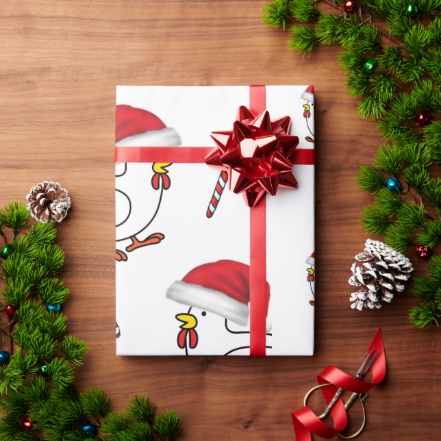 Christmas Wrapping Paper Chicks (Holiday Gift)