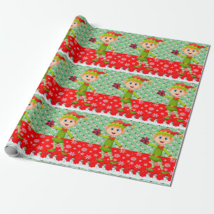 Christmas Wrapping Paper Elf