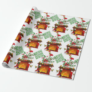 Christmas Wrapping Paper Elf