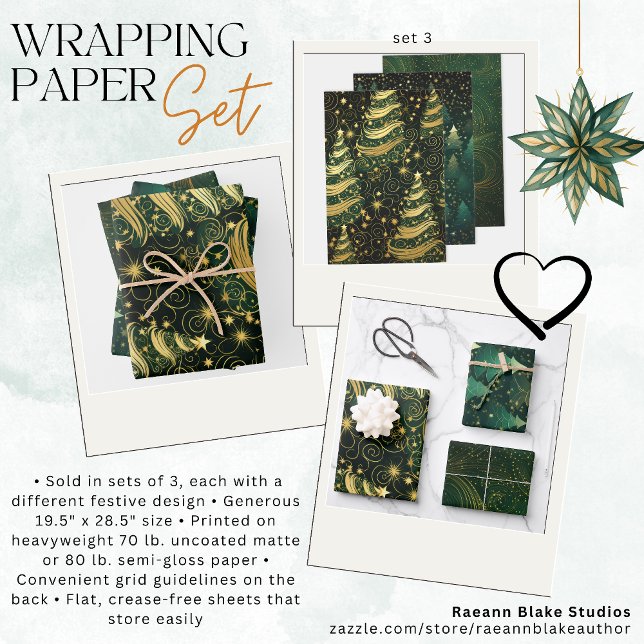 Christmas Wrapping Paper Flat Sheet Set 3 (Creator Uploaded)