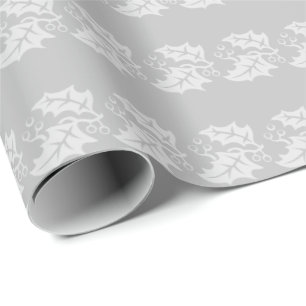 Christmas Wrapping Paper-Holly Wrapping Paper