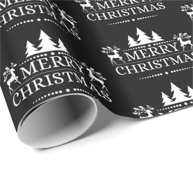 Christmas Wrapping Paper-Merry Christmas Wrapping Paper (Roll Corner)