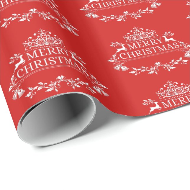 Christmas Wrapping Paper-Merry Christmas Wrapping Paper (Roll Corner)